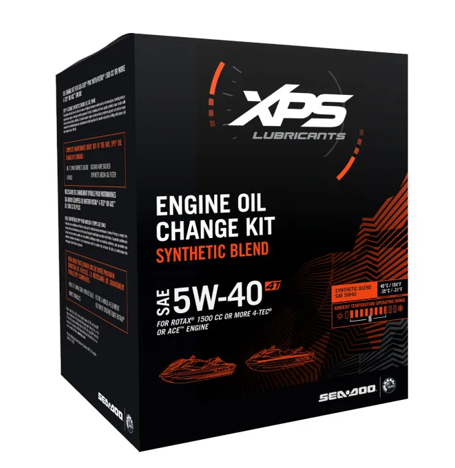 4T 5W-40 Synthetic Blend Oil Change Kit for 1500 cc / 1630 cc Engines